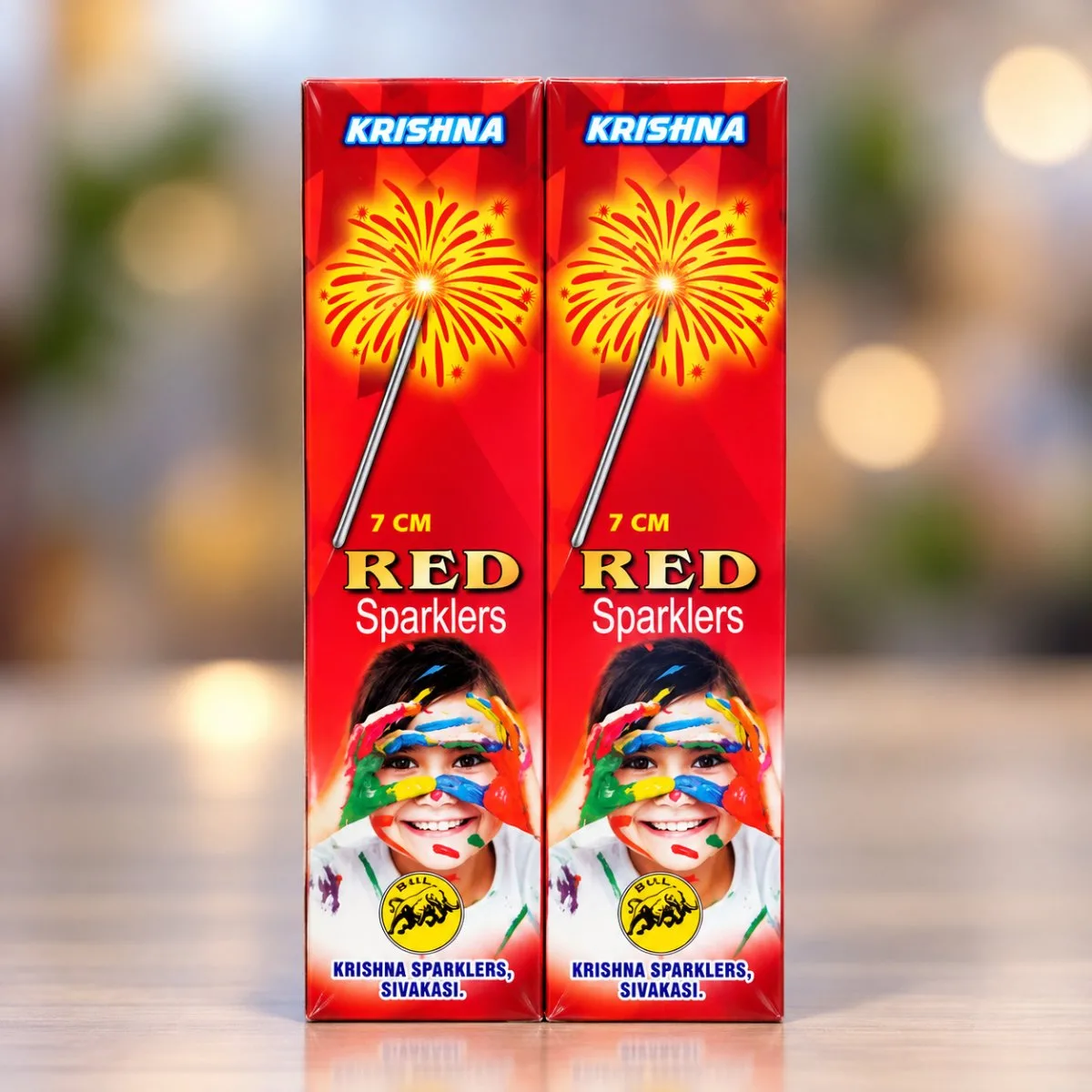 7 cm Red Sparkler